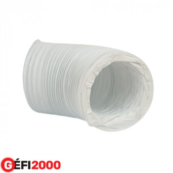 Szellőzőcső flexi 125/3m fehér műanyag POLYVENT